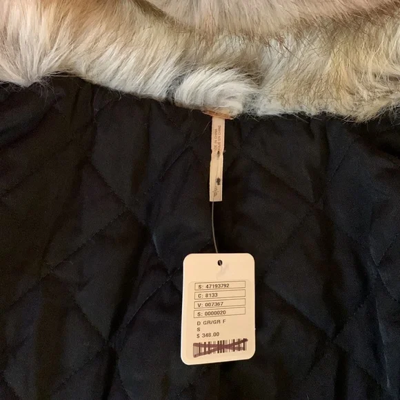 Free People Black Bomber Jacket with Faux Fur Collar - Picture 11 of 16